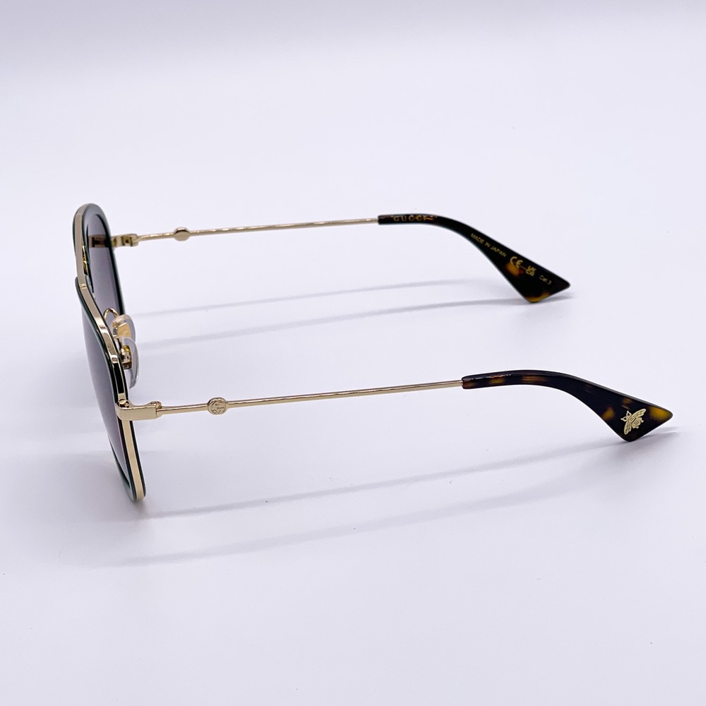 NEW GUCCI GG0062S 003 AVIATOR FRAME SUNGLASSES GUCCI - Picture 5 of 13